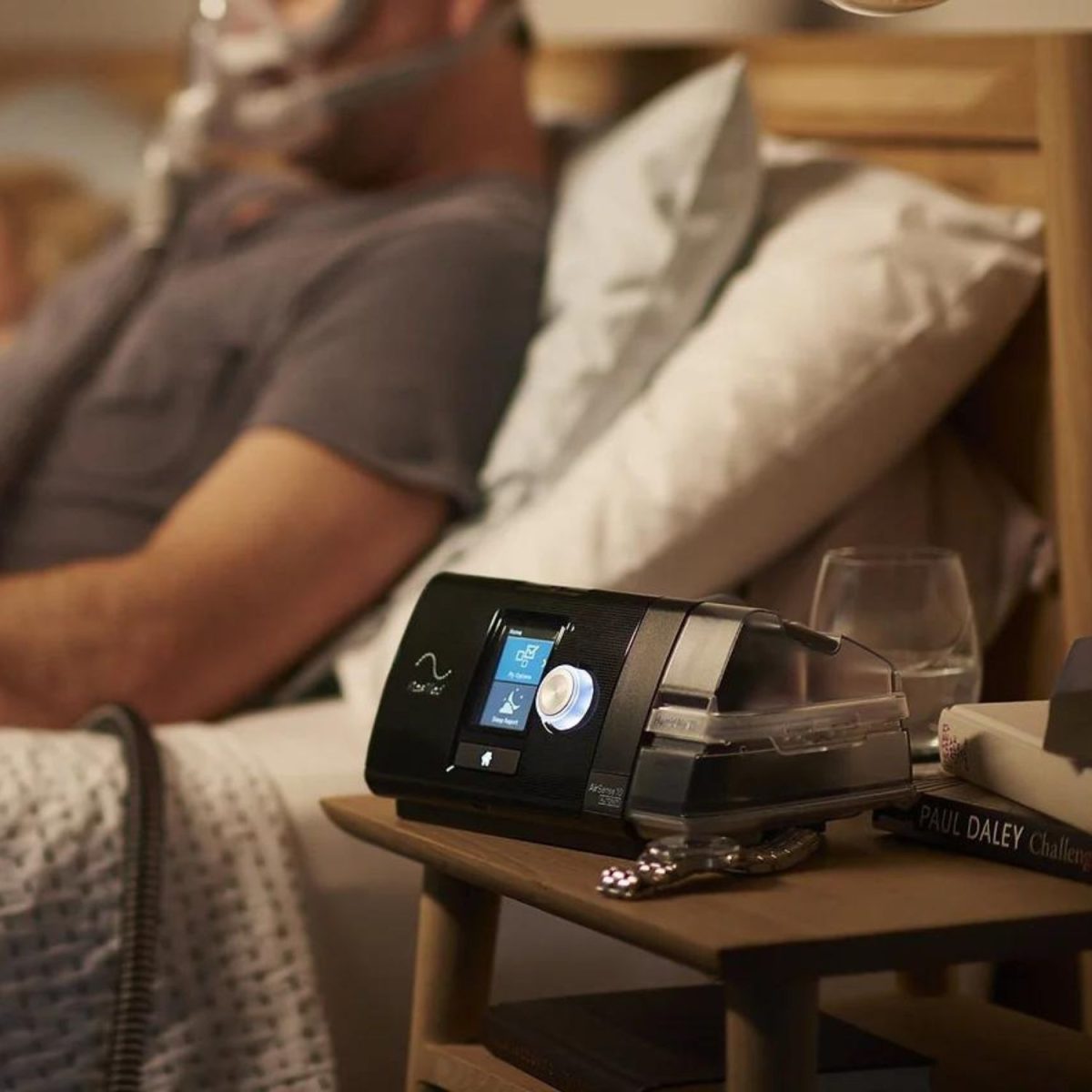 AirSense 10 CPAP Machine on bedside table