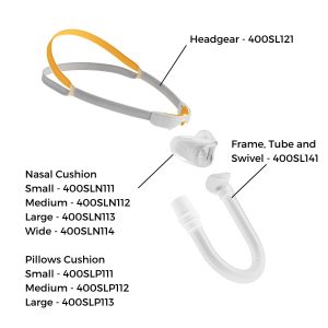 Fisher & Paykel Solo Nasal Mask Replacement Parts | CPAP.co.uk